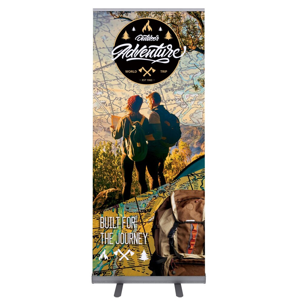 ONE CHOICE® Roll Up Banner Stand — Graphic Package / 33.5 in Good Roll Up